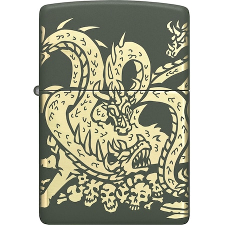 Zippo 2024 Zippo Dragon Design, Green Matte ZIP-48907